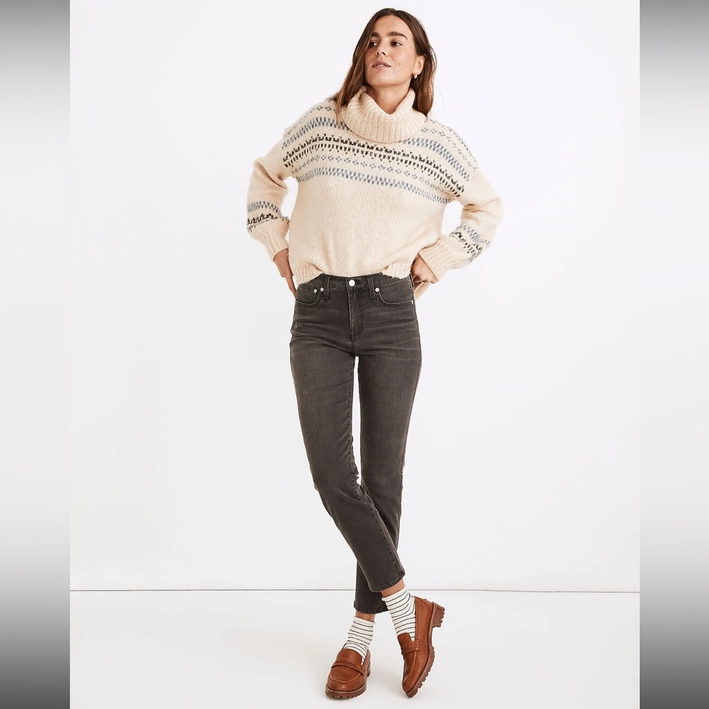 Madewell Midrise Stovepipe Bridley Wash